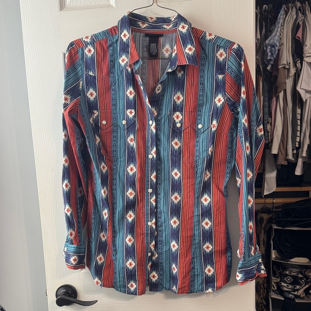 Retro Wrangler Multicolor Striped Shirt